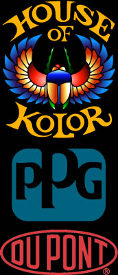 House of Kolors,  PPG and Dupont Logos